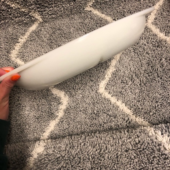 VINTAGE PYREX / opal divided 1063 serving dish - Picture 5 of 12